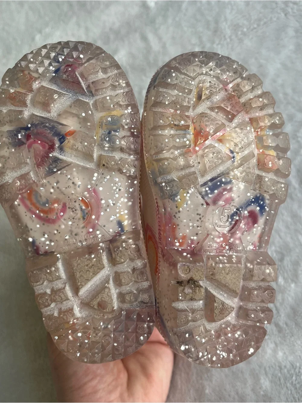 Size 5 Old Navy Rainbow Rain Boots